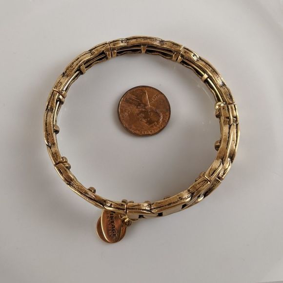 Alex and Ani Rafaelian Gold Freedom Wrap Bracelet - Picture 7 of 7